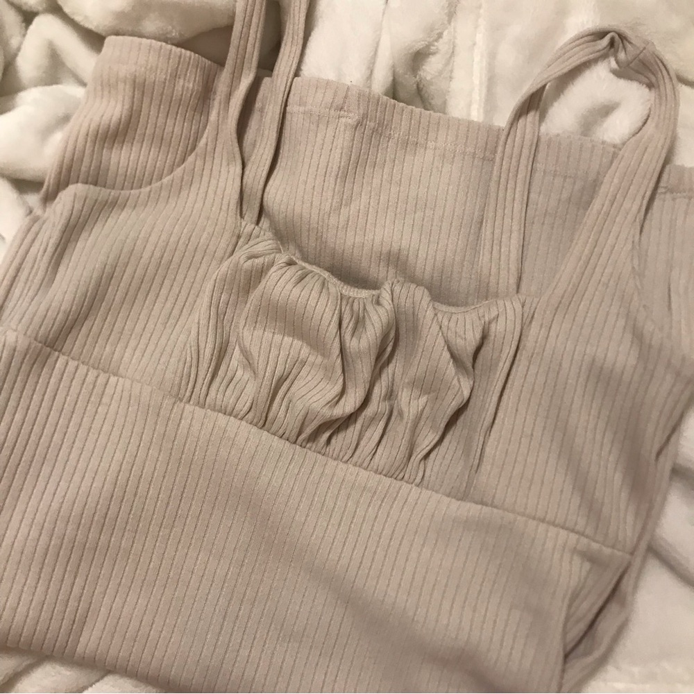Cream Dress Short